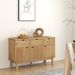 Buffet OTTA 114x43x73,5 cm Bois massif de pin - Photo n°1