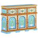 Buffet peint à la main Multicolore 110x30x76cm Bois de manguier - Photo n°1