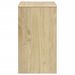 Buffet SAUDA chêne 80x43x75,5 cm bois massif de pin - Photo n°5