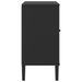 Buffet SENJA aspect rotin noir 80x40x80 cm bois massif de pin - Photo n°7