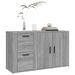 Buffet Sonoma gris 100x33x59,5 cm Bois d'ingénierie - Photo n°4