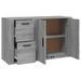 Buffet Sonoma gris 100x33x59,5 cm Bois d'ingénierie - Photo n°8