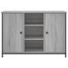 Buffet sonoma gris 100x35x70 cm bois d'ingénierie - Photo n°6