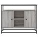 Buffet sonoma gris 100x35x80 cm bois d'ingénierie - Photo n°6