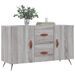 Buffet sonoma gris 100x36x60 cm bois d'ingénierie - Photo n°3