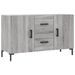 Buffet sonoma gris 100x36x60 cm bois d'ingénierie - Photo n°1