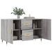 Buffet sonoma gris 100x36x60 cm bois d'ingénierie - Photo n°4