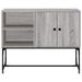 Buffet sonoma gris 100x40x79,5 cm bois d'ingénierie - Photo n°5