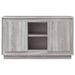 Buffet sonoma gris 102x35x60 cm bois d'ingénierie - Photo n°5