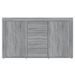 Buffet Sonoma gris 120x36x69 cm Bois d'ingénierie - Photo n°5