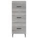 Buffet Sonoma gris 34,5x34x90 cm Bois d'ingénierie - Photo n°6