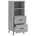 Buffet Sonoma gris 34,5x34x90 cm Bois d'ingénierie - Photo n°4