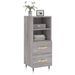 Buffet Sonoma gris 34,5x34x90 cm Bois d'ingénierie - Photo n°3