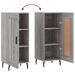 Buffet Sonoma gris 34,5x34x90 cm Bois d'ingénierie - Photo n°9