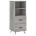 Buffet Sonoma gris 34,5x34x90 cm Bois d'ingénierie - Photo n°1