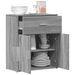 Buffet sonoma gris 60x31x70 cm bois d'ingénierie - Photo n°4