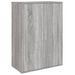 Buffet sonoma gris 60x31x84 cm bois d'ingénierie - Photo n°1