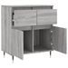 Buffet Sonoma gris 60x35x70 cm Bois d'ingénierie - Photo n°6