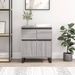 Buffet Sonoma gris 60x35x70 cm Bois d'ingénierie - Photo n°1