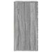 Buffet sonoma gris 60x39x80 cm bois d'ingénierie - Photo n°7