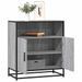 Buffet sonoma gris 68x35x76 cm bois d'ingénierie - Photo n°1