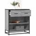 Buffet sonoma gris 68x35x76 cm bois d'ingénierie - Photo n°1