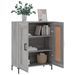 Buffet sonoma gris 69,5x34x90 cm bois d'ingénierie - Photo n°4