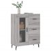 Buffet sonoma gris 69,5x34x90 cm bois d'ingénierie - Photo n°3