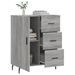 Buffet sonoma gris 69,5x34x90 cm bois d'ingénierie - Photo n°4