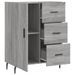 Buffet sonoma gris 69,5x34x90 cm bois d'ingénierie - Photo n°6