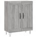 Buffet sonoma gris 69,5x34x90 cm bois d'ingénierie - Photo n°1