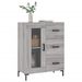 Buffet sonoma gris 69,5x34x90 cm bois d'ingénierie - Photo n°3