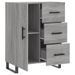 Buffet sonoma gris 69,5x34x90 cm bois d'ingénierie - Photo n°6