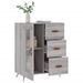 Buffet sonoma gris 69,5x34x90 cm bois d'ingénierie - Photo n°4