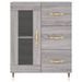 Buffet sonoma gris 69,5x34x90 cm bois d'ingénierie - Photo n°5