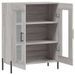 Buffet sonoma gris 69,5x34x90 cm bois d'ingénierie - Photo n°6