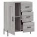 Buffet sonoma gris 69,5x34x90 cm bois d'ingénierie - Photo n°6