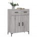 Buffet sonoma gris 69,5x34x90 cm bois d'ingénierie - Photo n°3