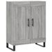 Buffet sonoma gris 69,5x34x90 cm bois d'ingénierie - Photo n°1