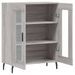 Buffet sonoma gris 69,5x34x90 cm bois d'ingénierie - Photo n°6