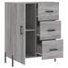 Buffet sonoma gris 69,5x34x90 cm bois d'ingénierie - Photo n°6