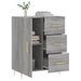 Buffet sonoma gris 69,5x34x90 cm bois d'ingénierie - Photo n°4