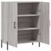 Buffet sonoma gris 69,5x34x90 cm bois d'ingénierie - Photo n°6