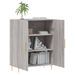 Buffet sonoma gris 69,5x34x90 cm bois d'ingénierie - Photo n°4