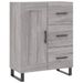 Buffet sonoma gris 69,5x34x90 cm bois d'ingénierie - Photo n°1