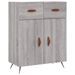 Buffet sonoma gris 69,5x34x90 cm bois d'ingénierie - Photo n°1