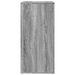 Buffet sonoma gris 79x38x80 cm bois d'ingénierie - Photo n°7