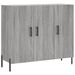 Buffet sonoma gris 90x34x80 cm bois d'ingénierie - Photo n°1