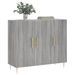 Buffet sonoma gris 90x34x80 cm bois d'ingénierie - Photo n°3