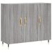 Buffet sonoma gris 90x34x80 cm bois d'ingénierie - Photo n°1